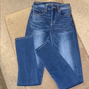 American Eagle hi-rise skinny jeans size 0 Long